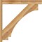 Ekena Millwork Imperial Block Rough Sawn Outlooker, Western Red Cedar, 6"W x 44"D x 44"H OUT06X44X44IMP05RWR - alternate 2